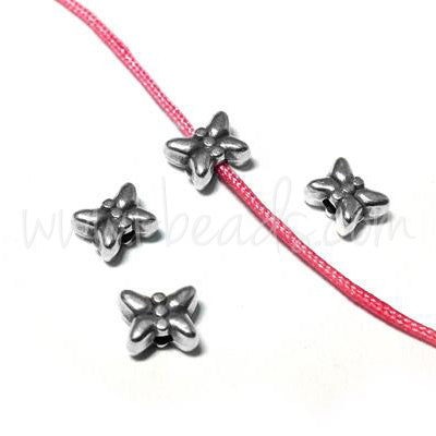 Butterfly bead gold plated 6x5mm (4)