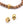 Beads wholesaler  - Skull bead horizontal large hole Stainless steel GOLD 11mm (1)