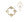 Beads Retail sales Diamond pendant connector small in Sterling silver 925 and gold plated - 13 mm(1)