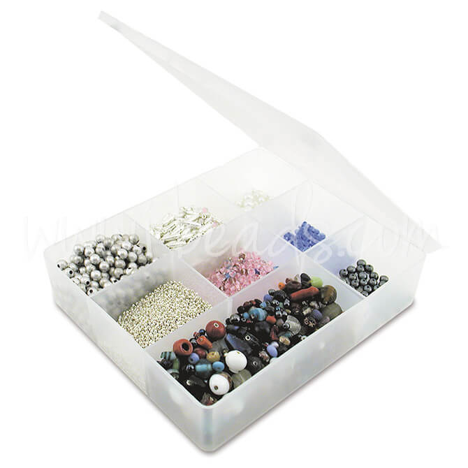 Beadalon bead storage box 8 bins (1)