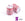 Beads wholesaler  - Nylon cord gradient colors pink/turqoise- 0.7mm (sold per roll - 6m)