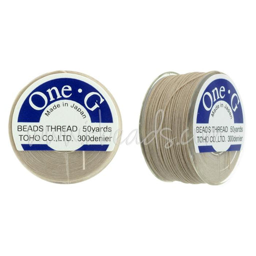 Buy Toho One-G bead thread Beige 50 yards/45m (1)