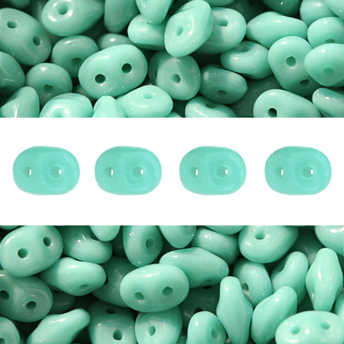 Buy Super Duo beads 2.5x5mm Turquoise (10g)