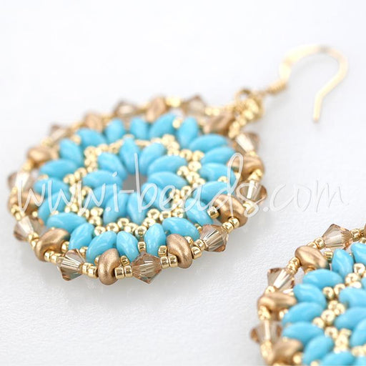DIY Mandala earrings and pendant set