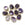 Beads wholesaler  - Amethyst Pendant, Faceted, Square round, Golden 20x15mm (1)