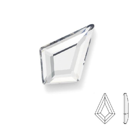 2771 Swarovski hot fix flat back rhinestones crystal 8;6x5,6mm (5)