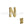 Beads Retail sales Letter bead N gold plated 7x6mm (1)