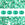 Beads wholesaler  - Super Duo beads 2.5x5mm Emerald (10g)