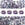 Beads Retail sales Super Duo beads 2.5x5mm luster transparent amethyst (10g)