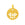 Beads Retail sales Stainless Steel Pendants, Round with Lotus, Golden, 11.5x1mm (1)