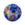 Beads Retail sales Murano bead round multicolour blue and gold 12mm (1)