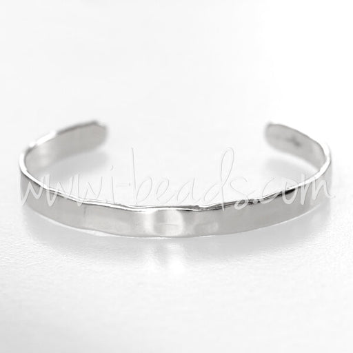 Flat bangle silver plated 60x7mm (1)