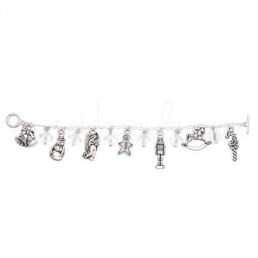 DIY Christmas charm bracelet