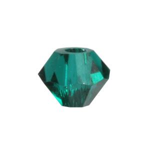 5328 Swarovski xilion bicone emerald 3mm (40)