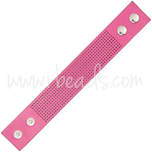 Stitchable bracelet 23x3cm pink (1)