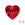 Beads wholesaler  - swarovski heart pendant siam 10mm (2)