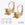 Beads wholesaler  - Earring setting for Swarovski 1088 SS39 gold plated (2)