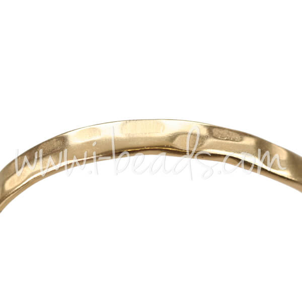 Flat bangle gold plated 60x7mm (1)