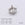 Beads wholesaler  - Sew on setting for Swarovski 1088 SS39 rhodium (3)