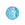 Beads wholesaler  - Murano bead round aquamarine and silver 8mm (1)
