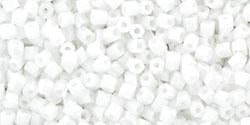 cc41 - Toho hexagon beads 2.2mm opaque white (10g)