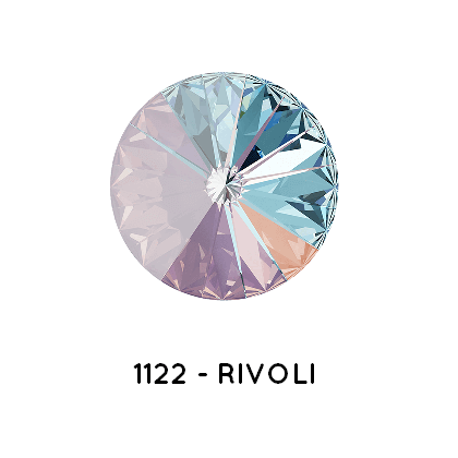 Swarovski 1122 Rivoli round Crystal Lavender Delite- 12mm (1)