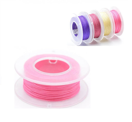 Polyester thin cord 0.5mm Bright Raspberry (3m)