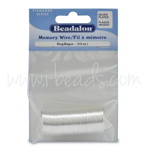 Buy Beadalon silver plated memory wire ring (1)