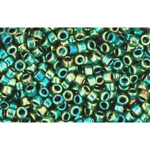 cc507 - Toho Treasure beads 11/0 higher metallic iris green (5g)