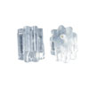 Earwire safety nut transparent 3mm (10)