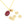 Beads wholesaler  - Brass Flat Round Charms, High quality Golden 8mm (5)