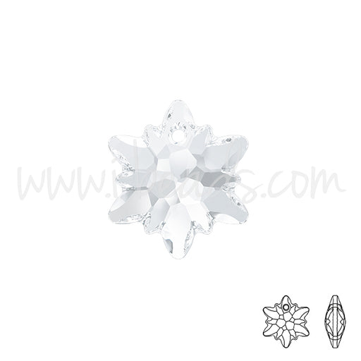 Swarovski 6748 Edelweiss pendant crystal 14mm (1)