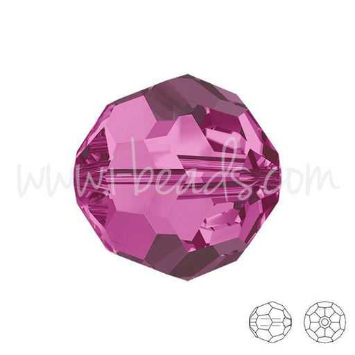 Buy Swarovski 5000 round beads fuchsia 8mm (4)