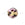 Beads Retail sales Murano bead round pink leopard 6mm (1)