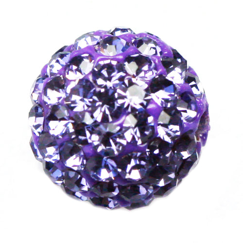 Premium rhinestone beads tanzanite 10mm (1)
