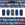 Beads wholesaler  - 2 holes CzechMates bricks iris blue 3x6mm (50)