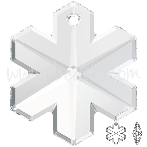 swarovski snowflake pendant crystal 30mm (1)