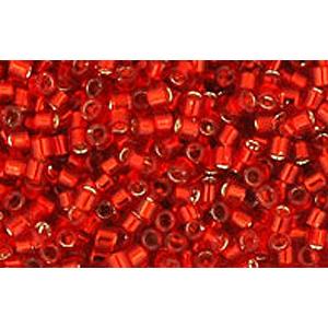 Buy cc25b - Toho Treasure beads 11/0 silver lined siam ruby (5g)