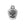 Beads wholesaler  - Sugar skull charm metal antique silver plated 18mm (1)