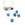 Beads wholesaler  - Charms Natural Jade DUCK GREEN colour beads 8mm + ring gold plated ( 2 beads)
