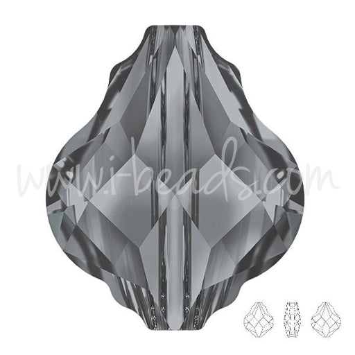 Buy Swarovski 5058 Baroque bead crystal silver night 14mm (1)