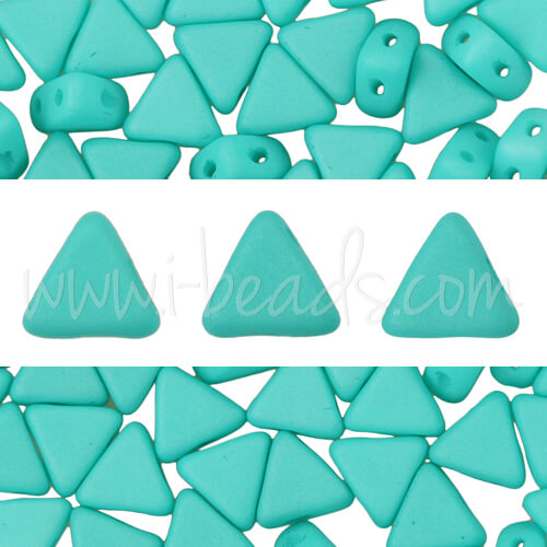 KHEOPS par PUCA 6mm opaque green turquoise silk mat (10g)