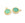 Beads wholesaler  - Pendant set in vermeil - round in green onyx 10mm (1)