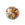 Beads wholesaler  - Murano bead round multi 8mm (1)
