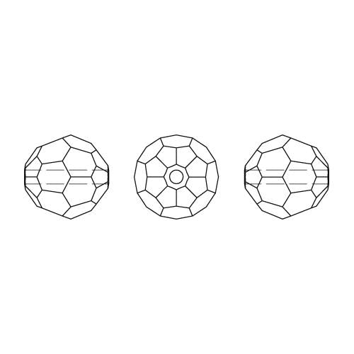Buy Swarovski 5000 round beads siam 8mm (4)