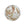 Beads wholesaler  - Murano bead round gold and silver 10mm (1)