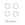 Beads wholesaler  - Jump Rings 925 Silver Ribbed - 10x1mm (4)