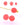 Beads Retail sales Round bead carved Shell flower dyed pink coral 8mm, trou 1mm (2)